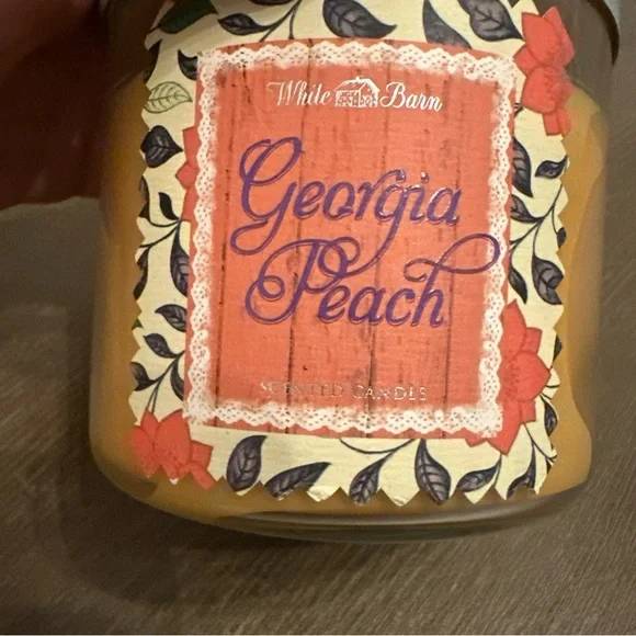 NEW Bath & Body Works GEORGIA PEACH 3 Wick Scented Candle‎ 14.5 oz - Picture 4 of 4